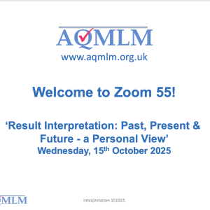 Zoom 55 - Result Interpretation - Past, Present & Future - a Personal View